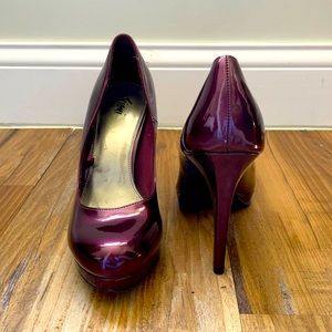 Dark Purple Pumps